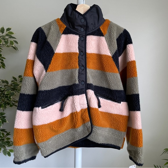 NEW Free People Rocky Ridge Fleece Jacket - Picture 2 of 15